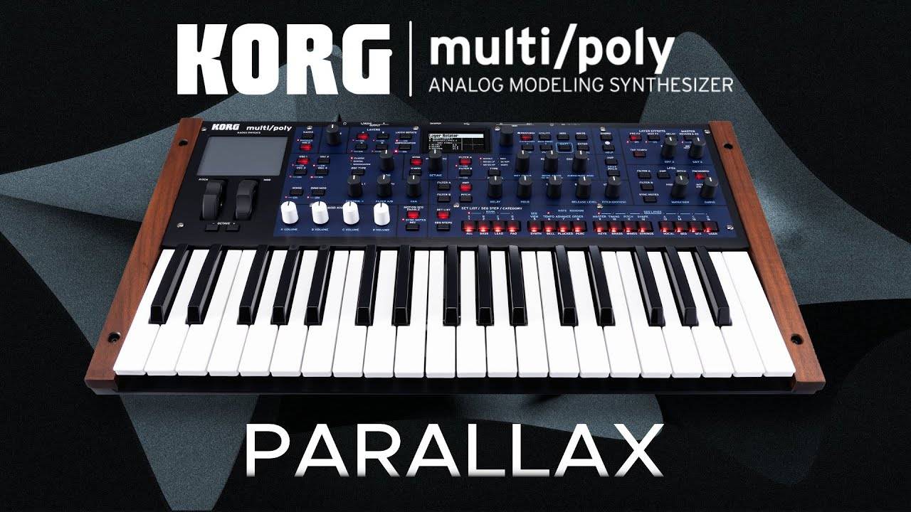 Korg multi/poly: Presets for Ambient, Techno and Electronica