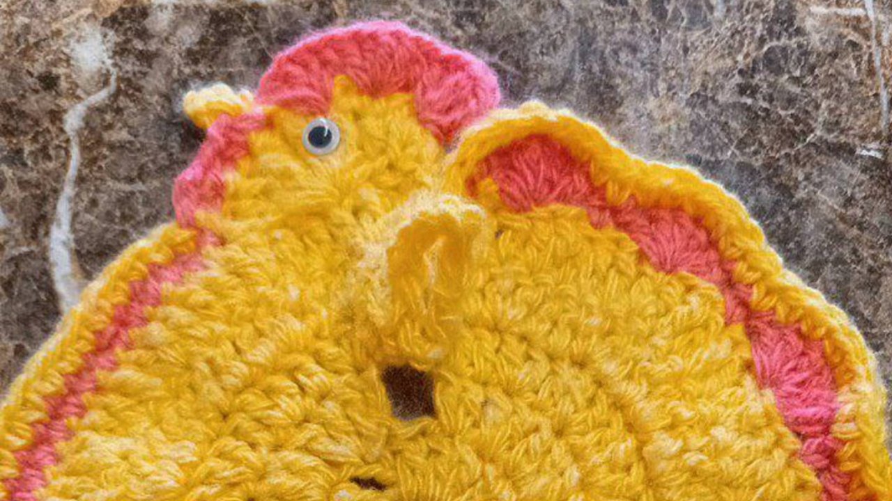 Кухонная прихватка Курочка что получается