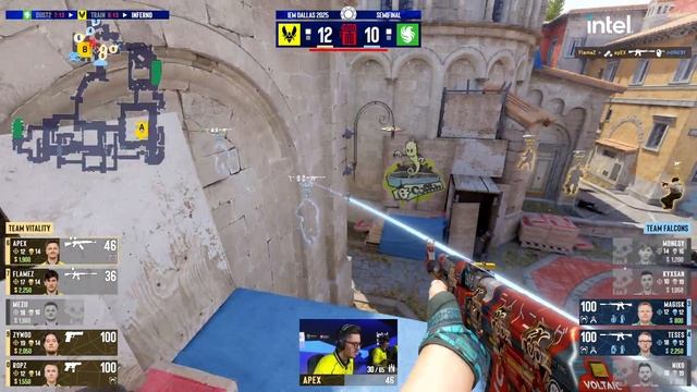 Magisk - 1vs3 clutch IEM Dallas 2025 (крутой раунд )