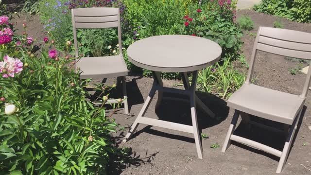 Складная садовая мебель из пластика Keter Jazz set для дачи