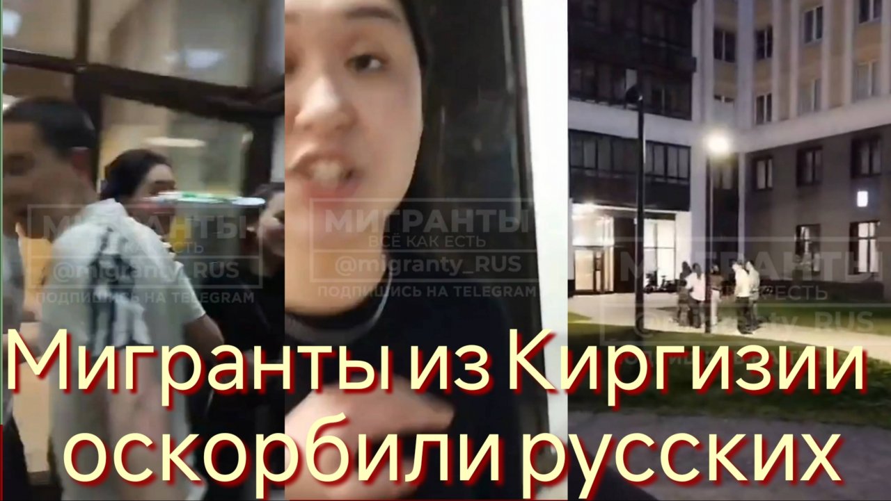 Мигранты из Киргизии оскорбили русских