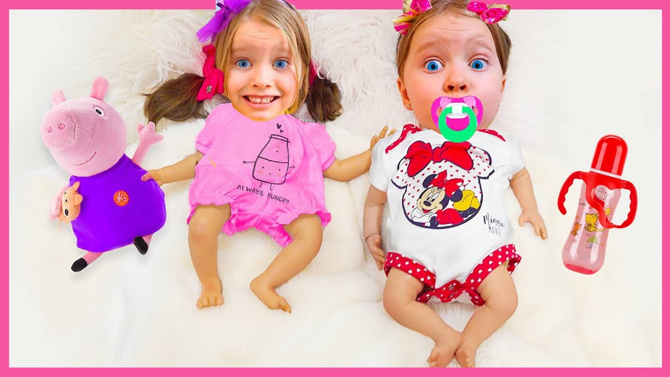 Милана не хочет делиться конфетами с младшей сестрой