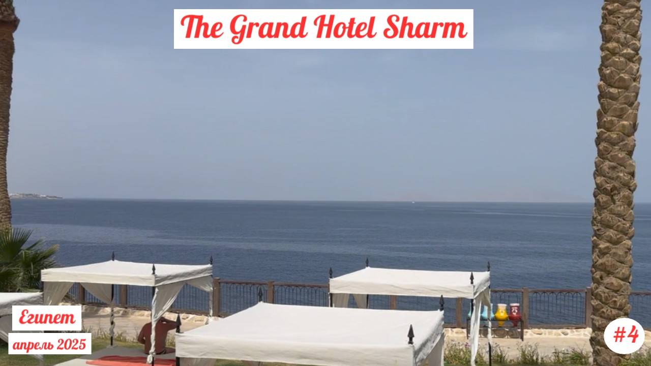 Отдых в Египте | The Grand Hotel Sharm | Апрель 2025 | Часть 4.
