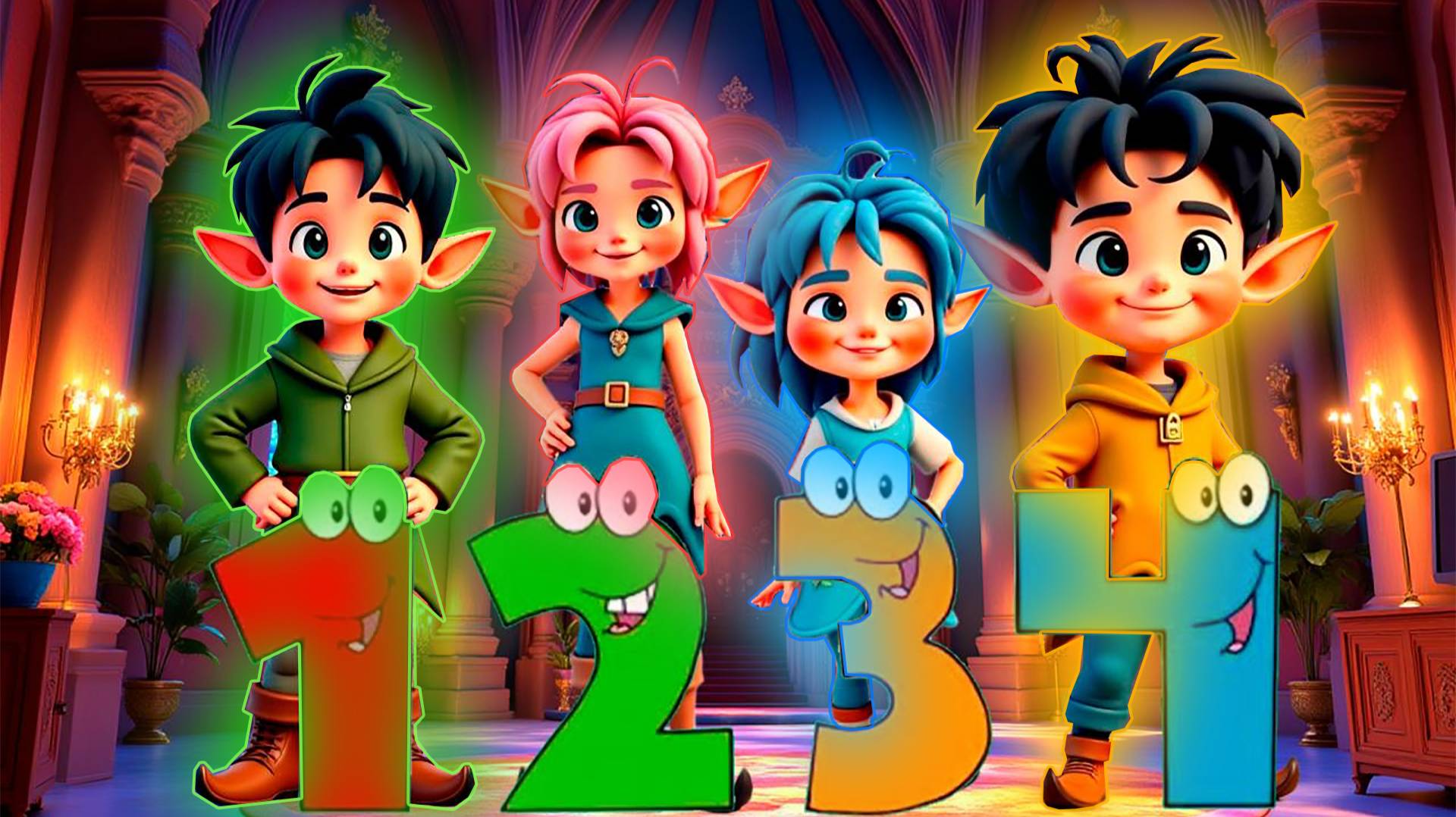 My 1234 Song🥰 | Pixie Kids Song🎵(ANIMATED)