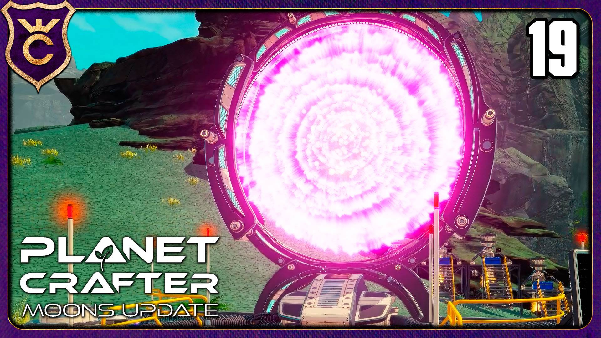 ПЕРВЫЕ ПОРТАЛЫ! 19 The Planet Crafter Moons Update