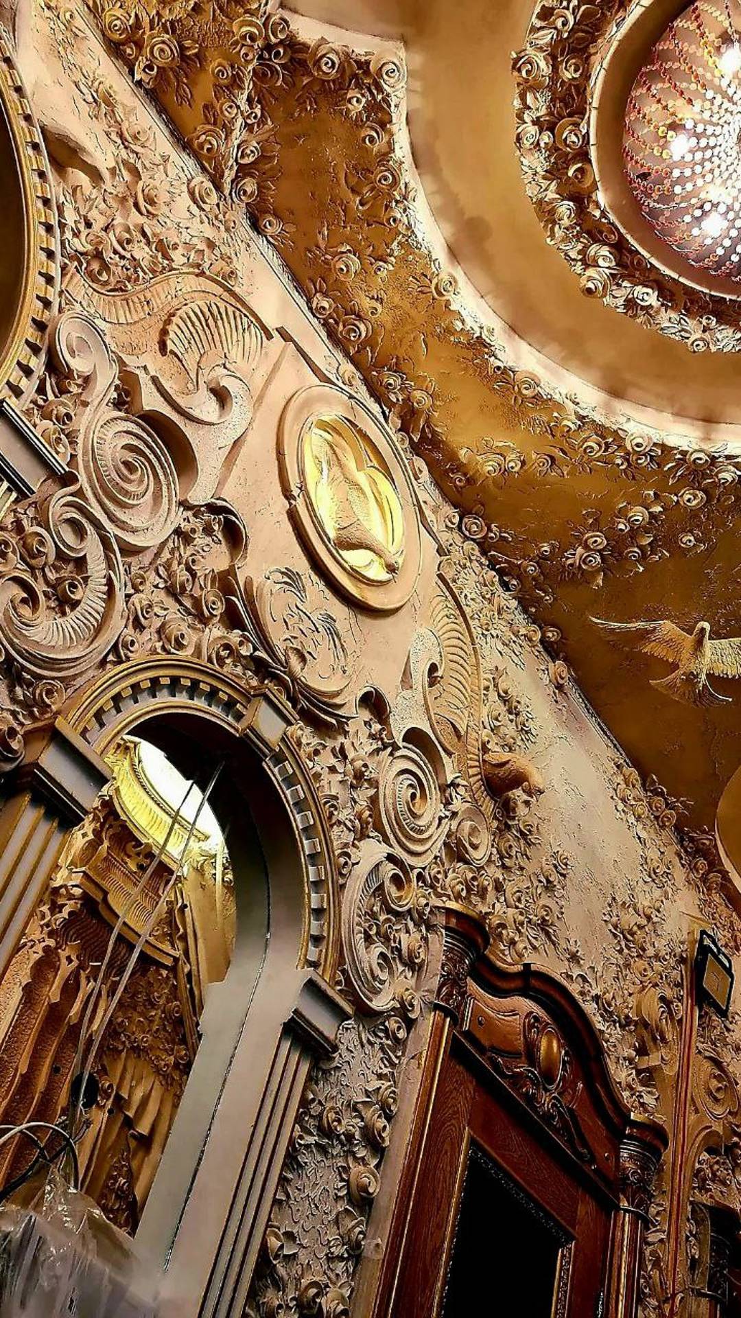 оформление  дома внутренние отделочные работа барельеф от  мастера Алексей Коропко