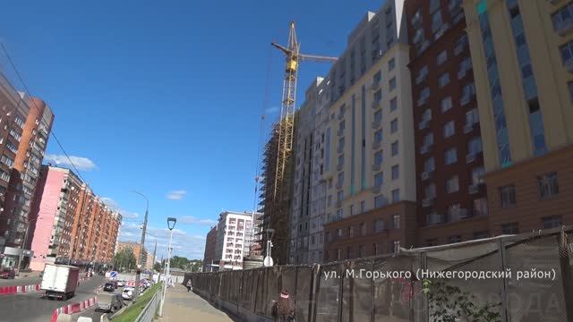 Достройка 1 очереди ЖК "Дом на Горького". «СЗ Хутор» // Нижегородский р-он, ул. Горького // Май 2025