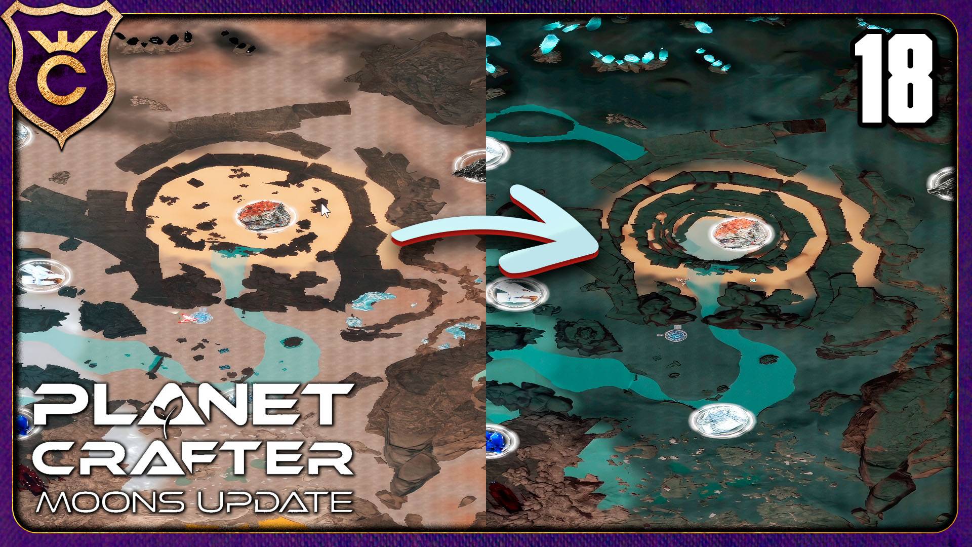 СВОИМИ ГЛАЗАМИ ВИЖУ КАК МЕНЯЕТСЯ HUMBLE! 18 The Planet Crafter Moons Update