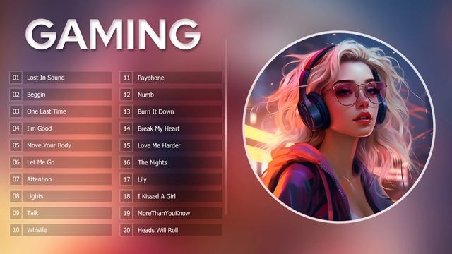 Лучшая игровая музыка 🎮 Ремиксы популярных песен: EDM, Bass, House  - Музыка для работы, офиса