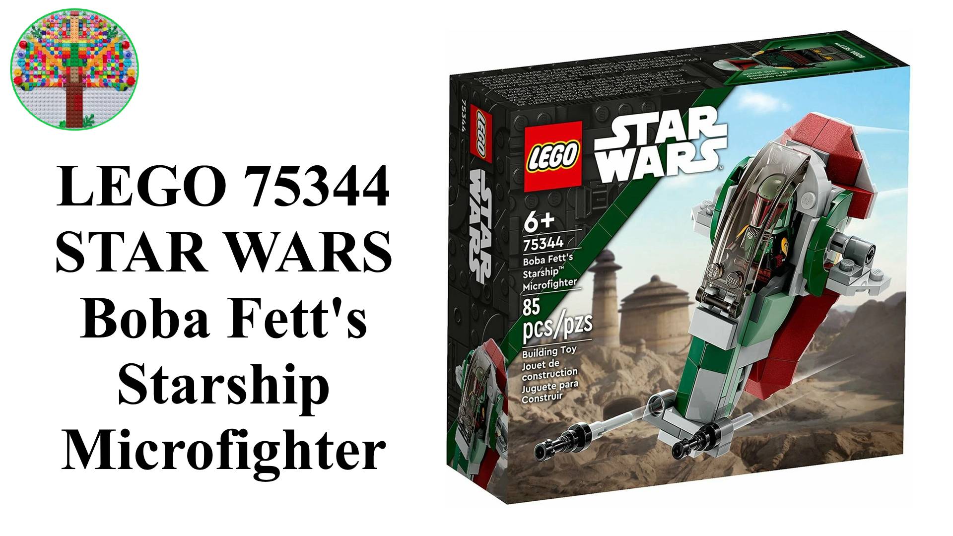 LEGO 75344 Космический микро-истребитель Бобы Фетта Boba Fett's Starship Microfighter