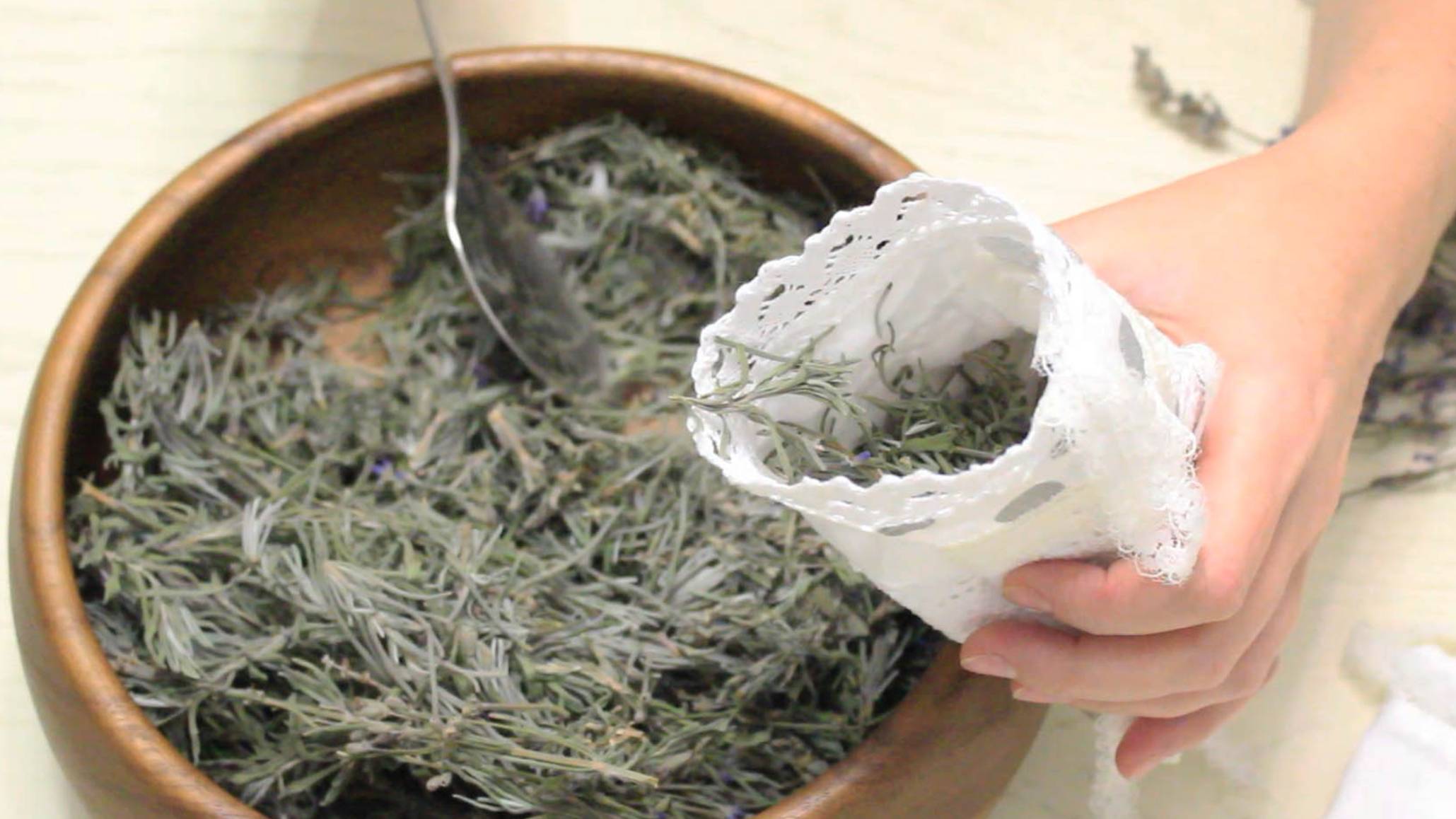 Аромасаше из лаванды своими руками