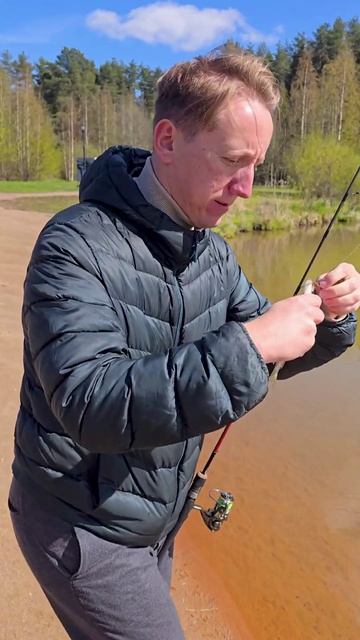 Крошка-щука на микроджиг