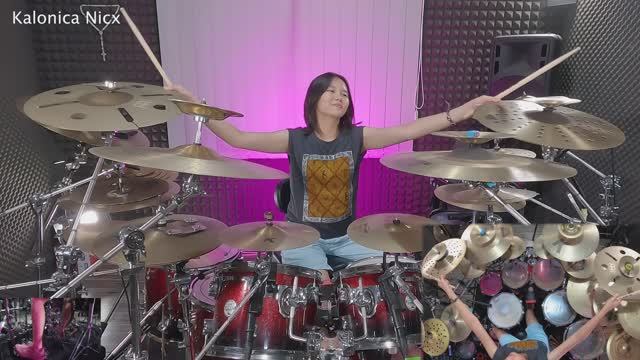 SmartTV 4К ➤ Кавер на ударных, Queen - I Want to Break Free - Freddie Mercury! 4К 30fps