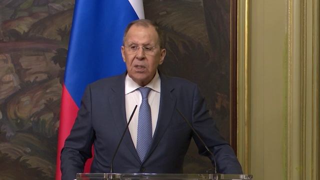 Пресс-конференция С.Лаврова  и Х.Фидана , Москва, 27 мая 2025 года