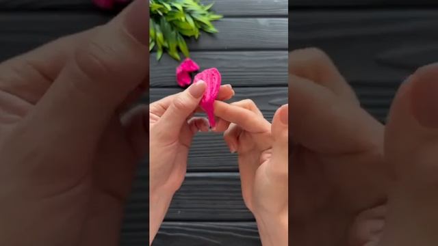 Цветочек из синельной проволоки🌺