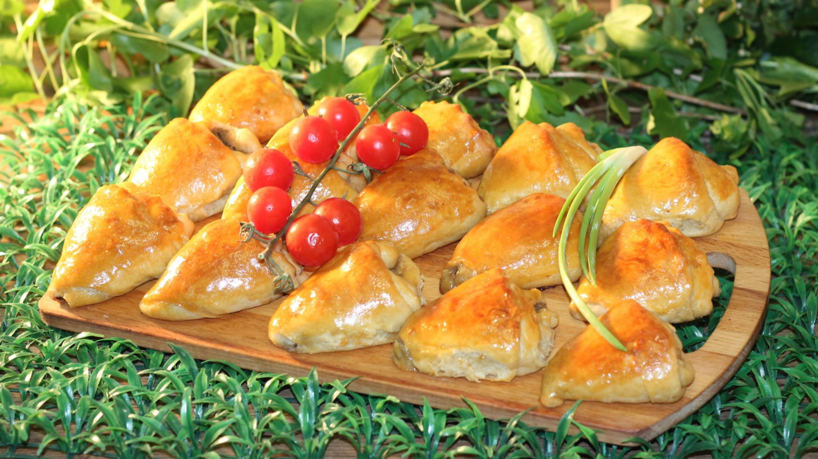 Рожки - пирожки на картофельном тесте с начинкой