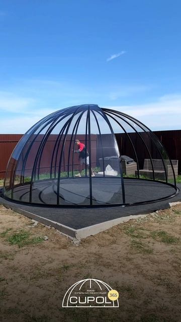 Купольная беседка D 5,5 м для базы отдыха| Заказать 📲 8(993) 370-44-00