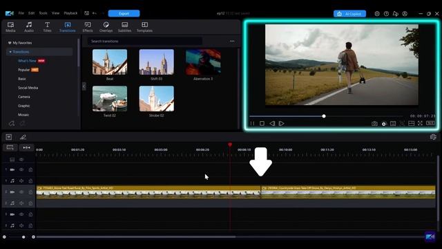 Основы 12 Обзор окна библиотеки Cyberlink PowerDirector 2025