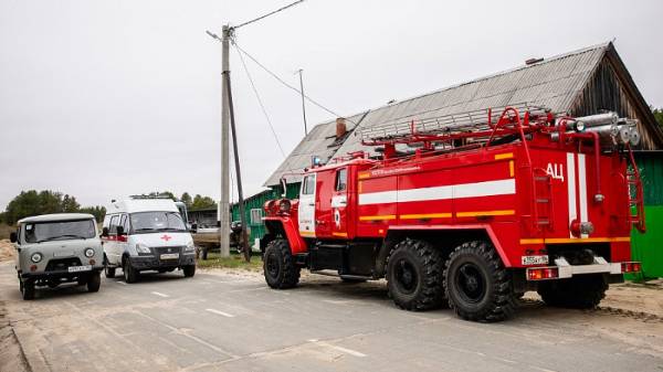 В Сытомино провели учения на случай ЧП с паводком