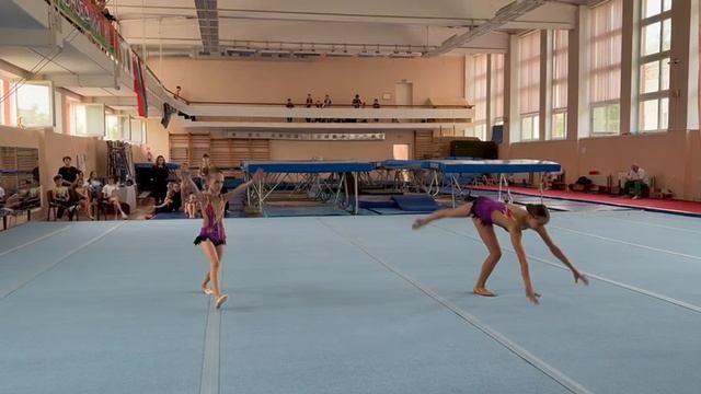 ЖП 1 юношеский, Бессонова Мария - Горбунова Елизавета, Комбинированное упражнение, 1 день