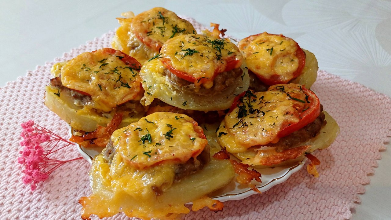 НАСТОЯЩЕЕ Лакомство ДЛЯ СЕМЕЙНОГО Ужина!!! Картофель ЗАПЕЧЕННЫЙ с Фаршем!!!!