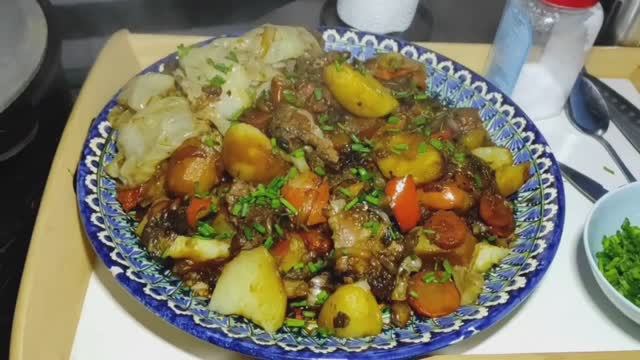 ленивый феерический ужин в казане