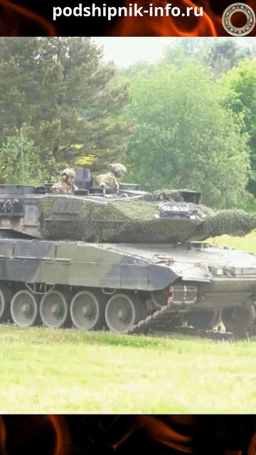 Живучий Опель под гусеницами Леопардов