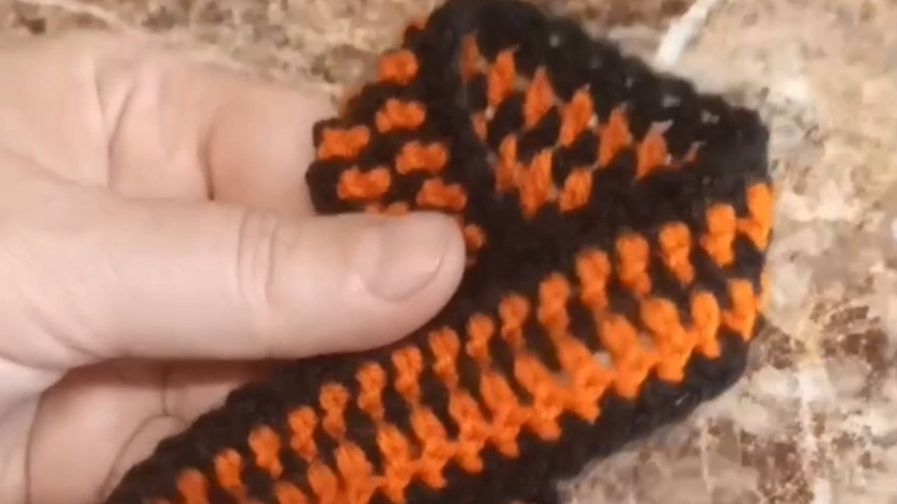 Георгиевская ленточка крючком