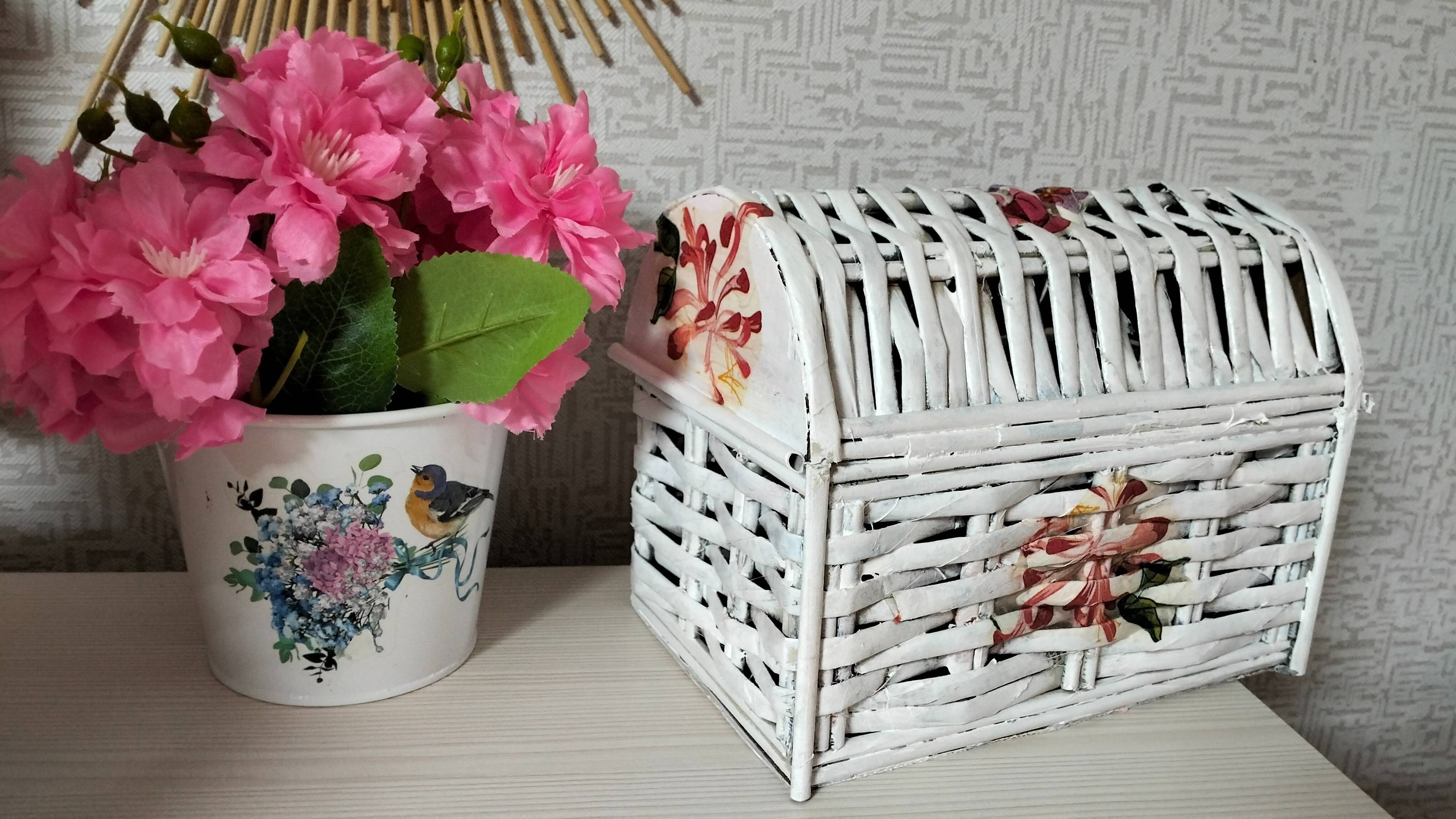 Нереальная ИДЕЯ СВОИМИ РУКАМИ😻  СУНДУК из ГАЗЕТ