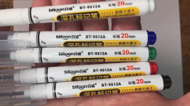 Маркеры строительные тонкие: на чем пишут, чем отмыть