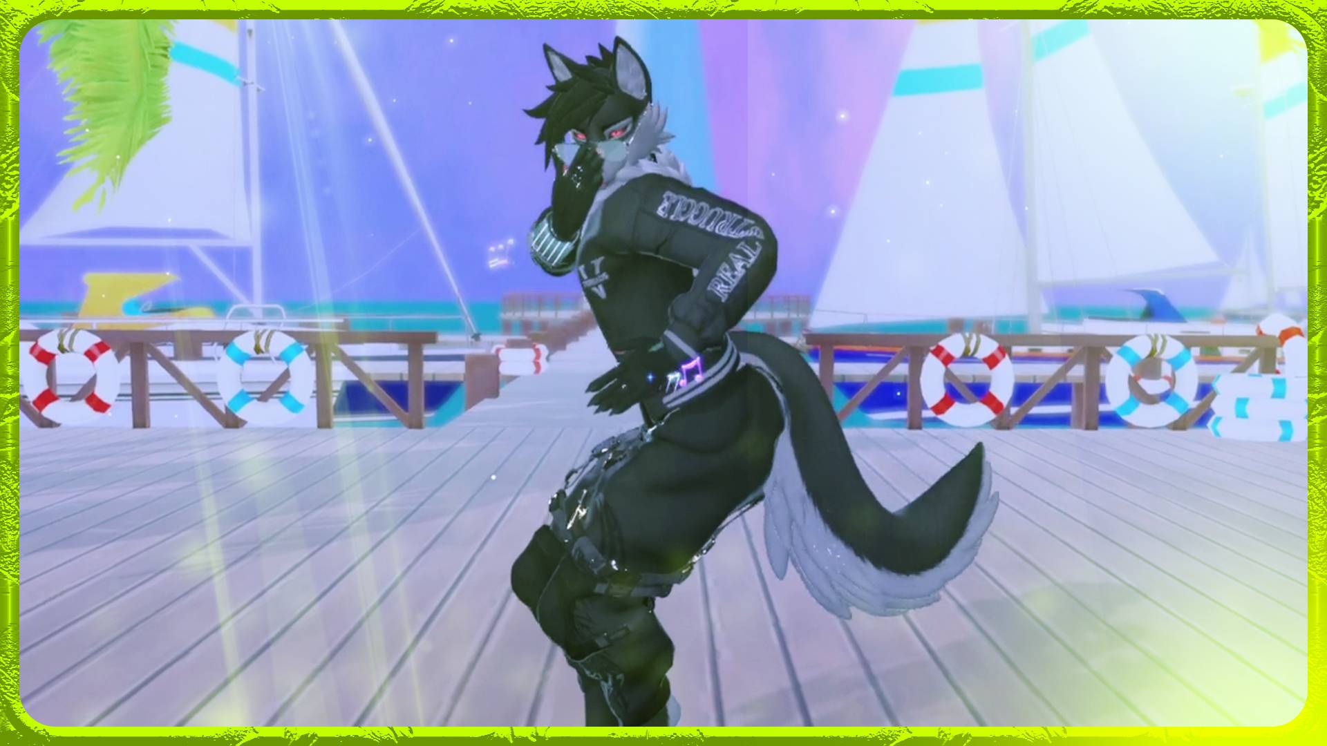 🐺 Роско исполняет 【MMD】Gangnam Style - Psy