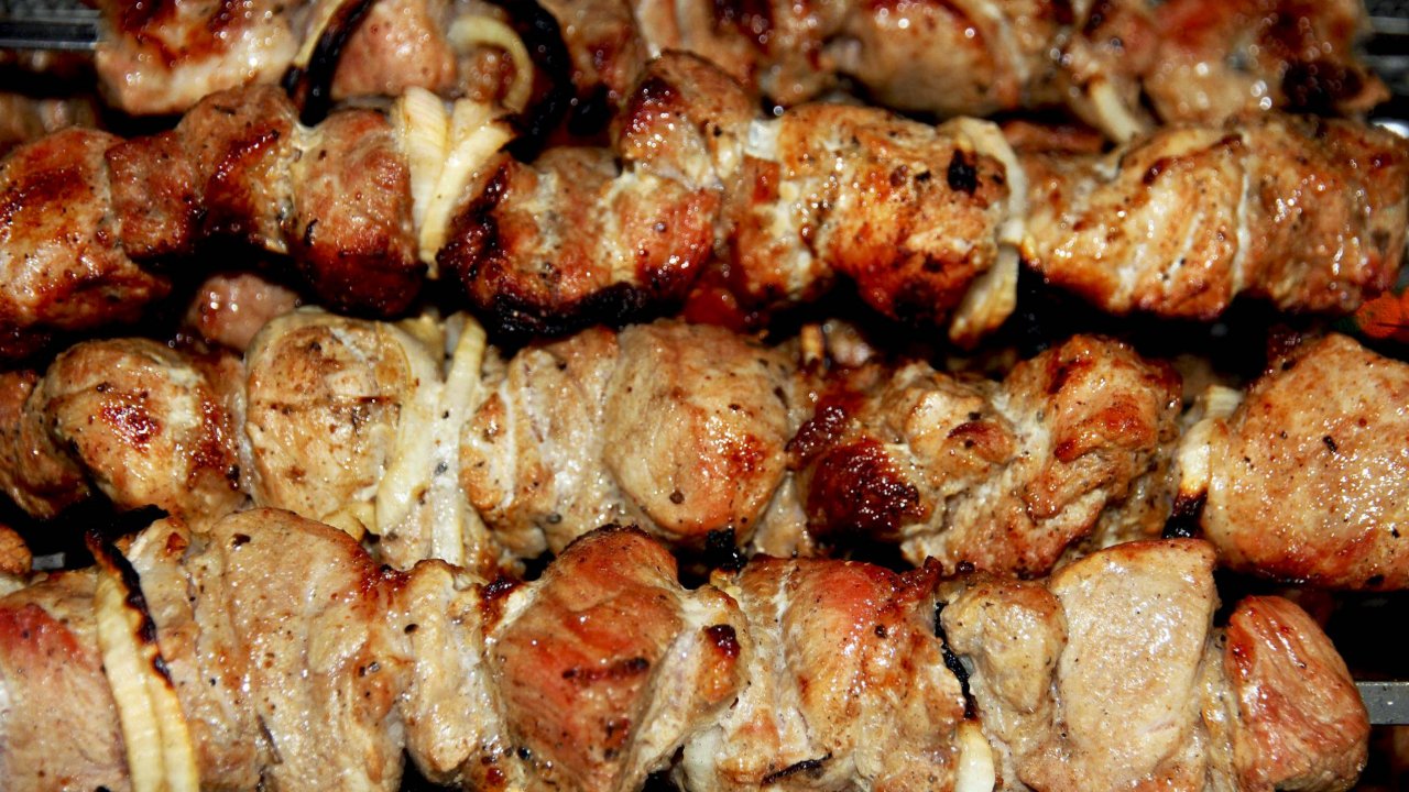 Шашлык Из Свинины С Уксусом И Луком