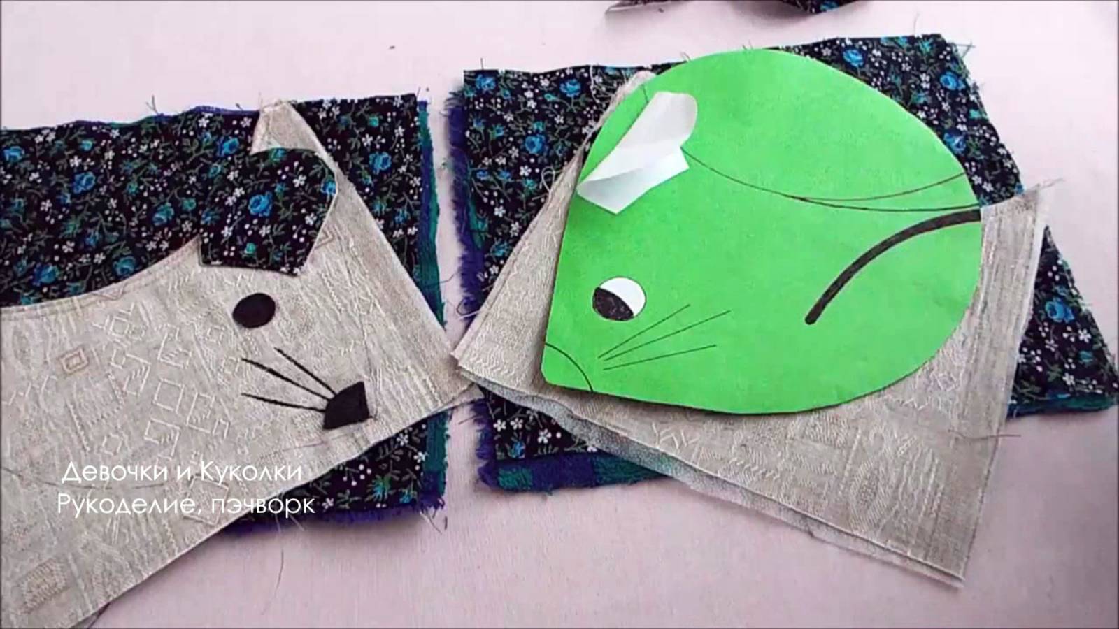 Очень необычно вместо рукавицы! Мастер класс как сшить прихватки мышки. Уют на кухне. Пэчворк.