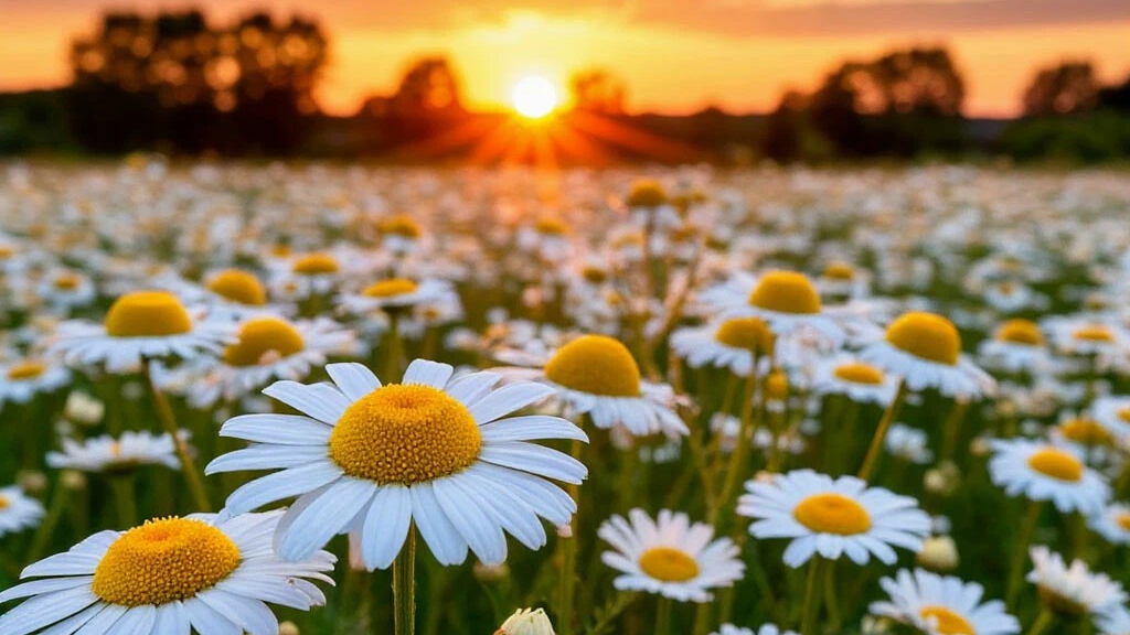 Доброе утро! 
Ромашки,  ромашки – цветы  полевые,
Вы  символом стали  российских  полей.