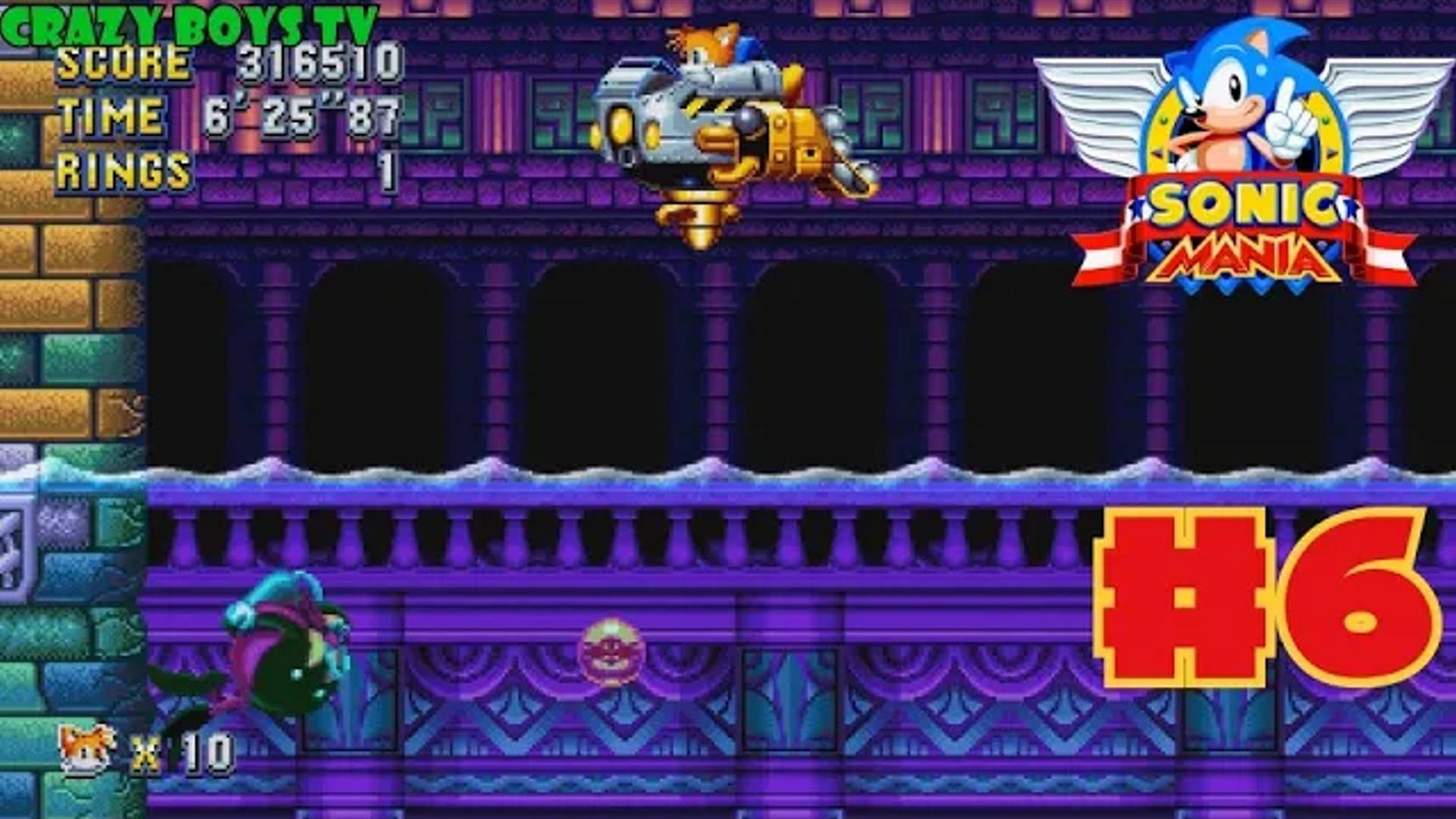 Sonic Mania Plus #6 (Подводный город)