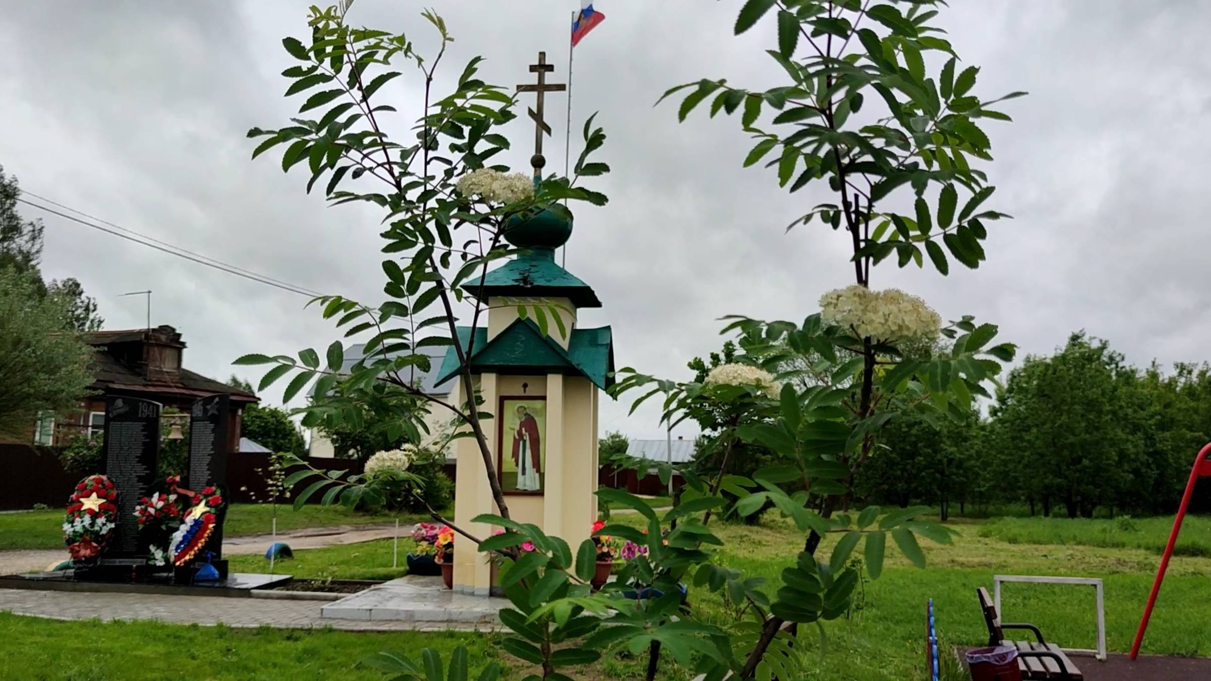 Часовня Сергия Радонежского в деревне Перхурово.