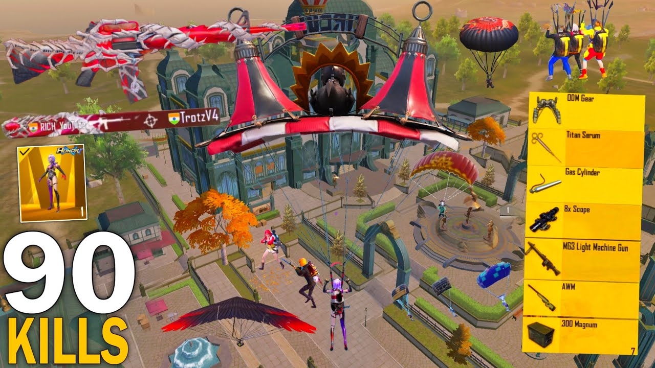 Ого!😍 НОВЫЙ ЛУЧШИЙ ГЕЙМПЛЕЙ ДОБЫЧИ с p90+GROZA+AMR🔥Pubg Mobile