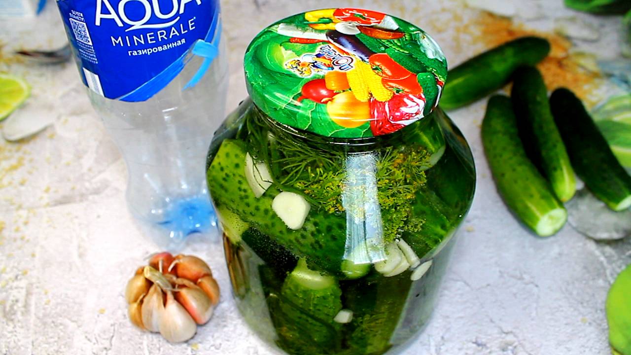 📌 Рецепт малосольных огурцов на минералке