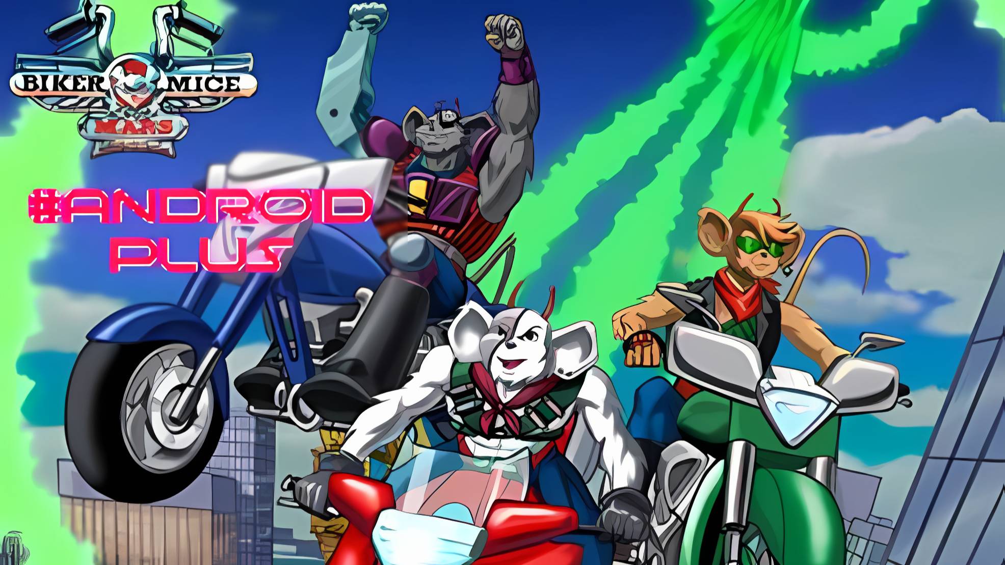 Biker Mice from Mars игра для Android🔘🔵🔴 🅰🅽🅳🆁🅾🅸🅳🅿🅻🆄🆂👹 #BikerMicefromMars