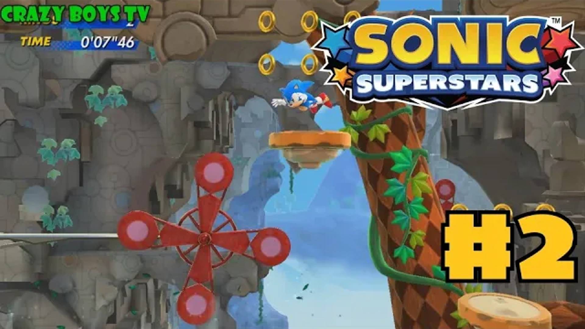 Sonic Superstars #2 (Темнота, воздух, казино)