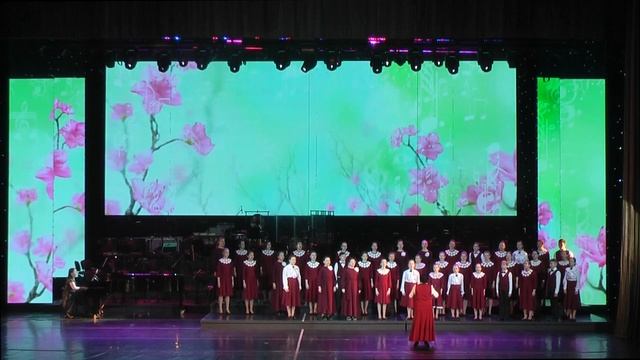 🎵 "Весеннее приветствие" Е. Попляновой | Исполняет сводный хор "Гармония" (старшие классы)