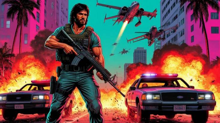 Мой мод - суперпулемёт GTA Vice City Nextgen Edition 16