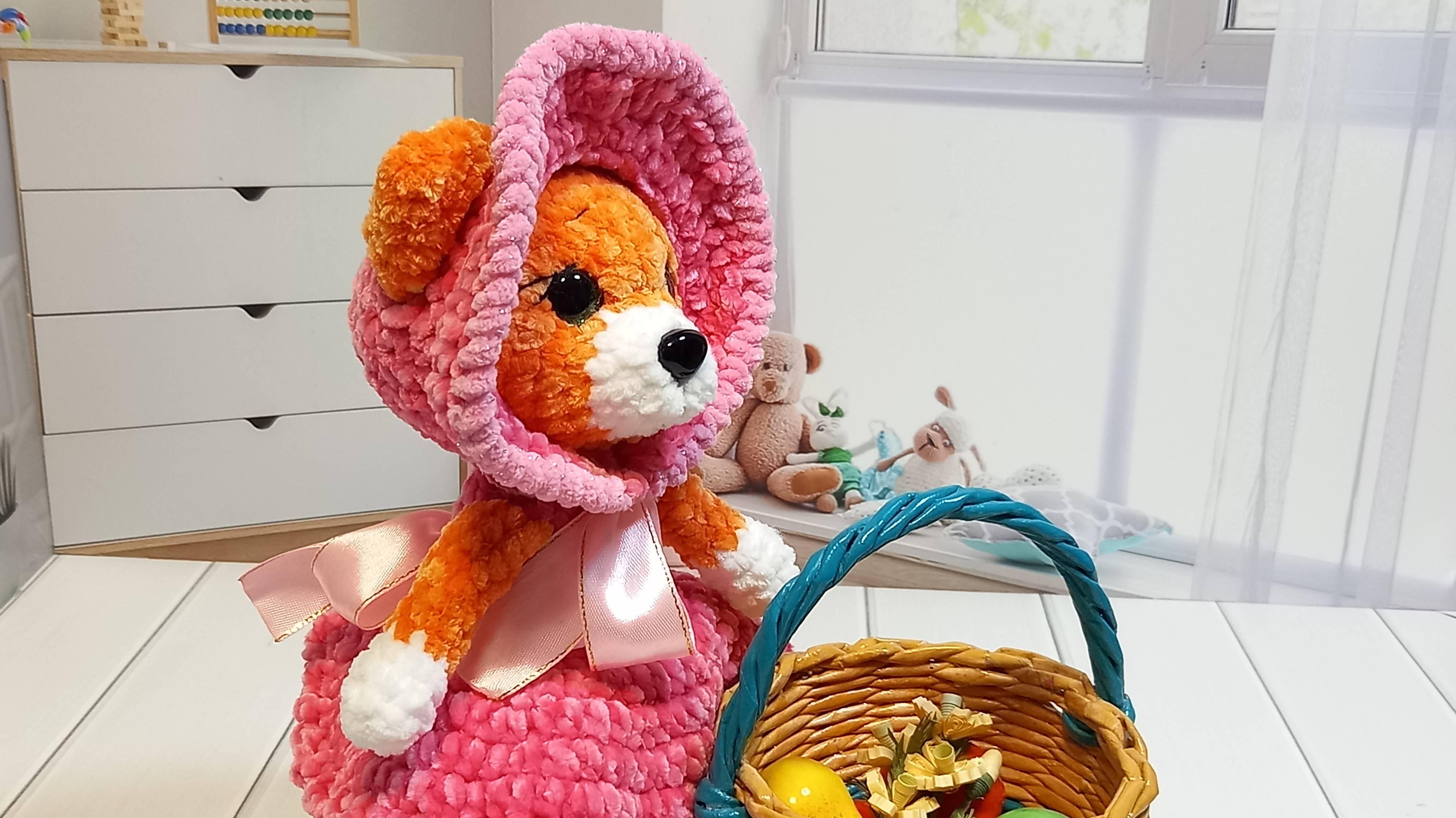 01.06.25 Отчет в марафоне "Вязание это серьезно " 22 неделя - Лисичка в шляпе.🌷🌷🌷