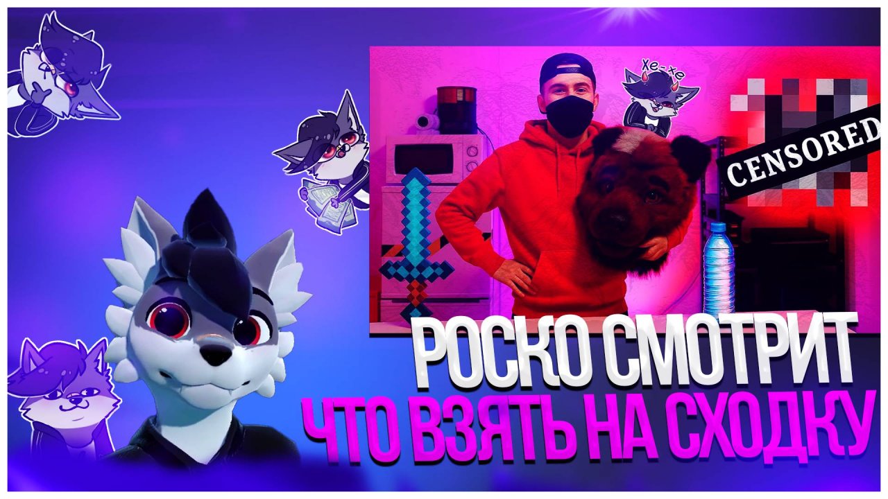 🐺 Роско смотрит Dipper Vaxerov - ЧТО ТЕБЕ НАДО ВЗЯТЬ НА СВОЮ ПЕРВУЮ ФУРРИ СХОДКУ