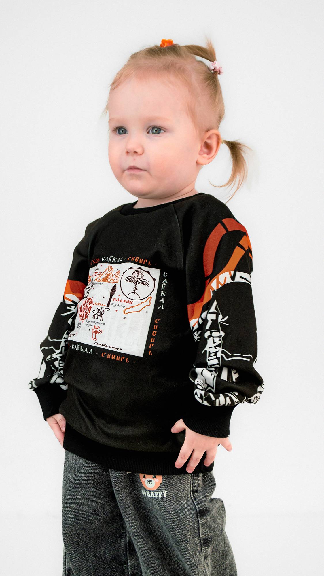 Свитшот детский ОЛЬХОН (черный)