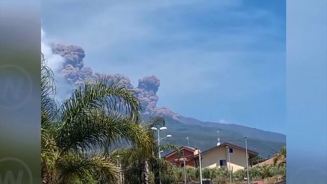 Извержение вулкана Этна, полная версия.