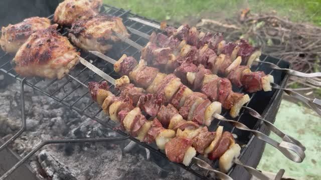 Индюшачья печень с салом! Дачный деликатес!!