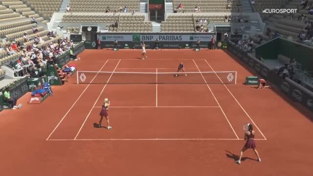 03.06.2025. Ольга Данилович/Анастасия Потапова - Мирра Андреева/Диана Шнайдер. WTA Roland Garros