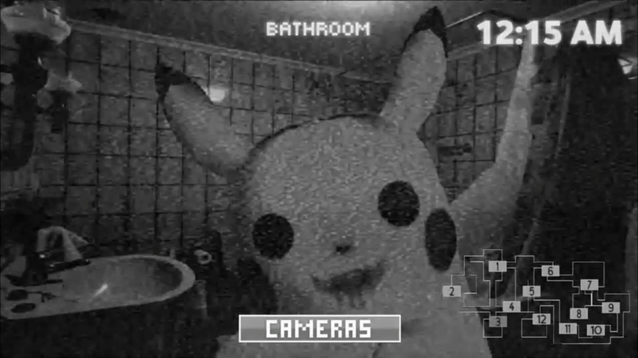 Пять ночей c Пикачу 2: Побег || FNAF Fangame (1-3 ночи)