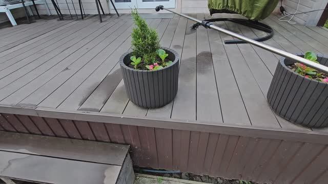 Применяю опрыскиватель аккумуляторный, удобряю туи, удобен или нет?